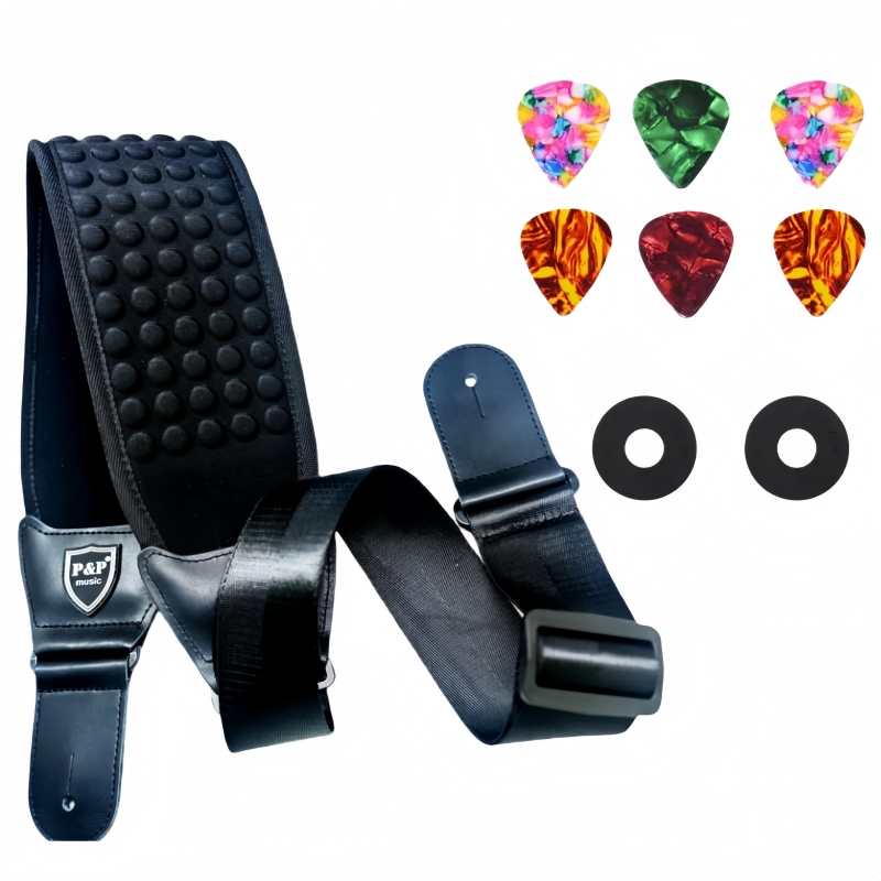 3D Printing Guitar - P&P Comfortable 3D Sponge Guitar Strap