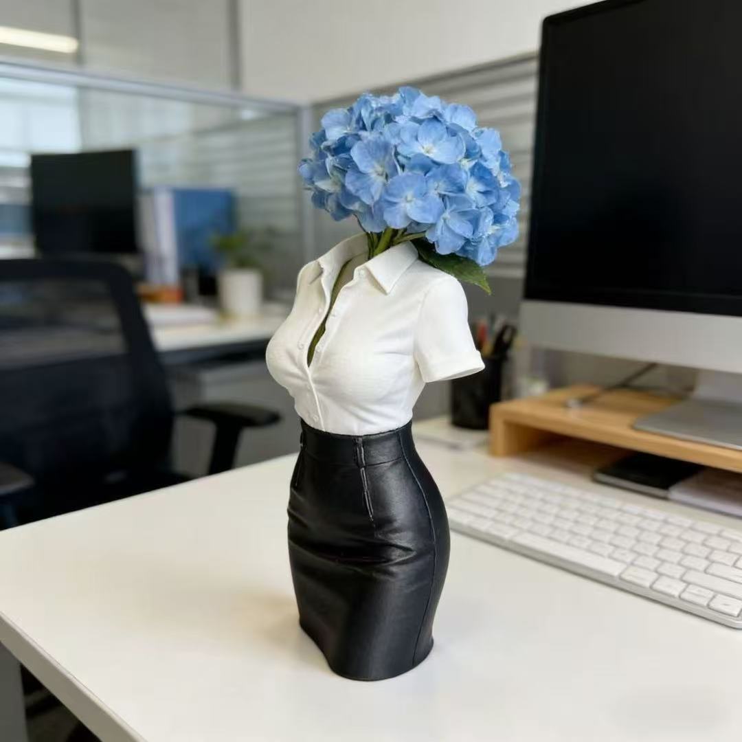 3D Printing Pot - 3d Printed Sexy Office Lady Body