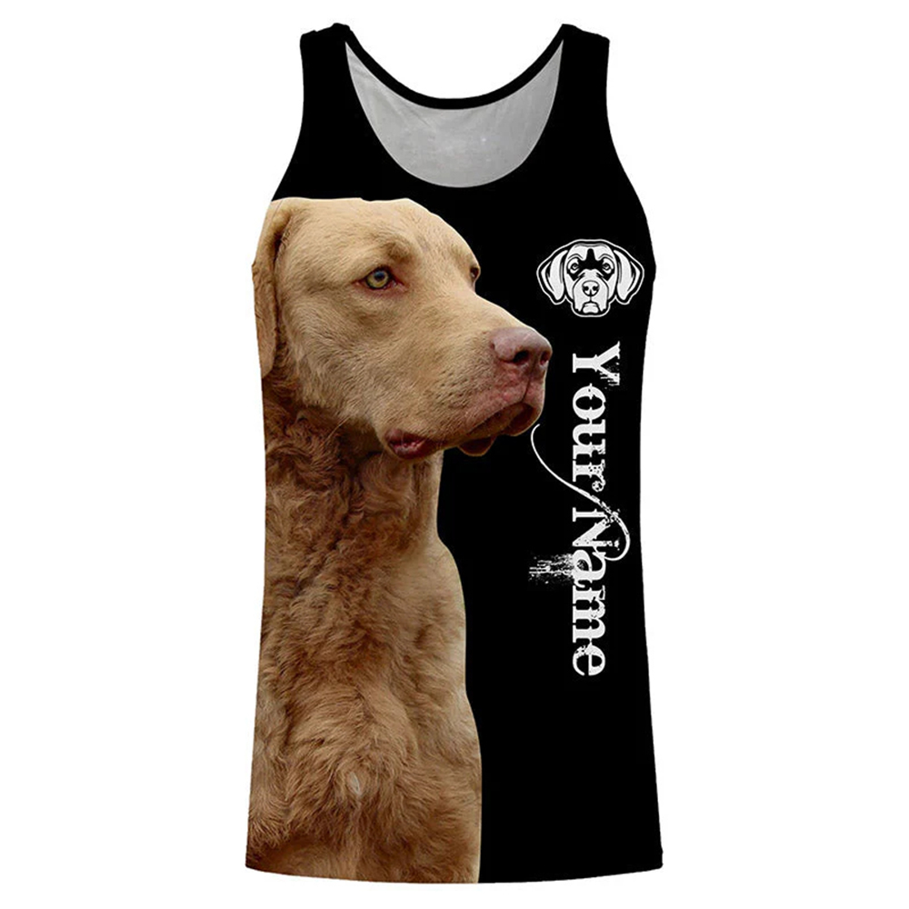 3D Printing Enthusiast - Personalized Dog Lover Tank Top 3D