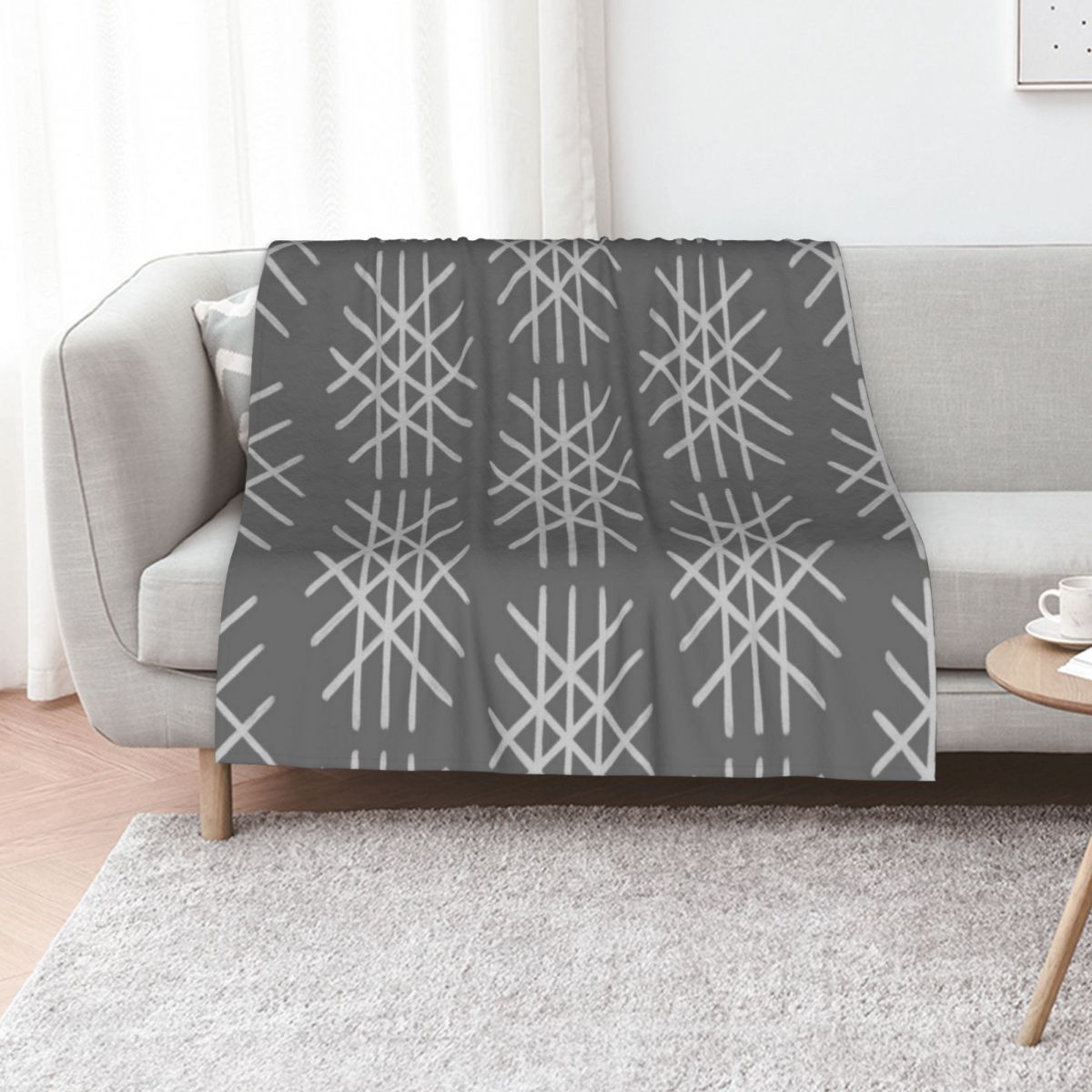 3D Printing Web - Web Of Wyrd Throw Blanket Flannel