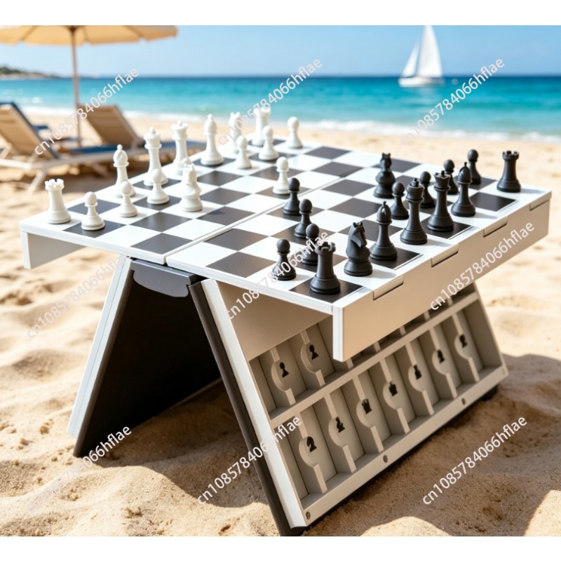 3D Printing Chess - New 3D Printed Foldable Magnetic Chess