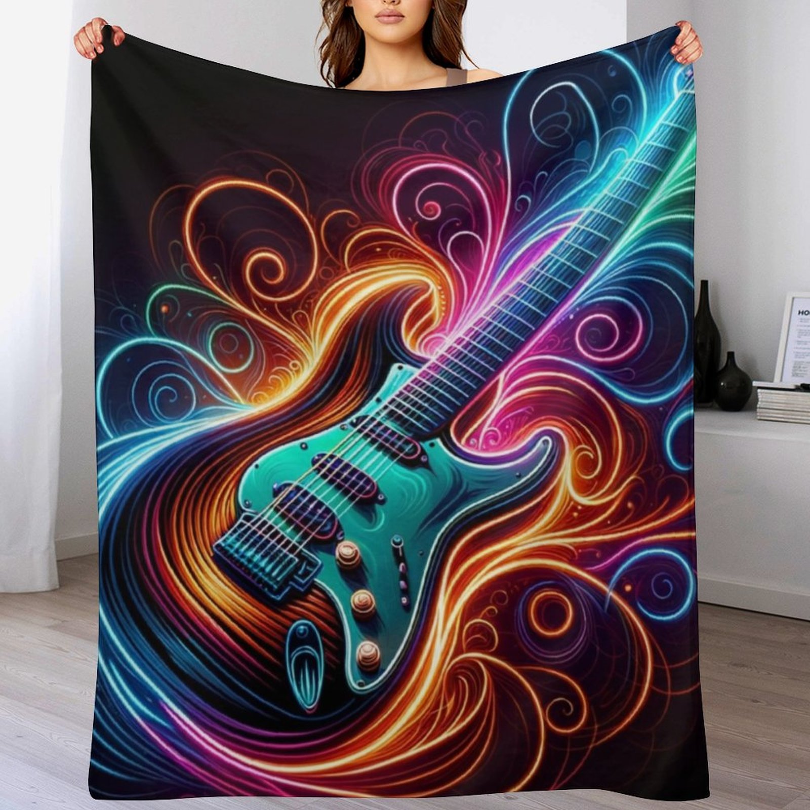 3D Printing Guitar - Neon Groove - Electric Guitar Vibes