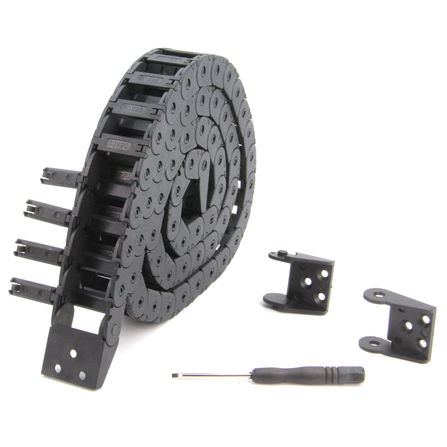 3D Printer Cable Chain - 10X20mm Drag Chain Length 1Meter Open