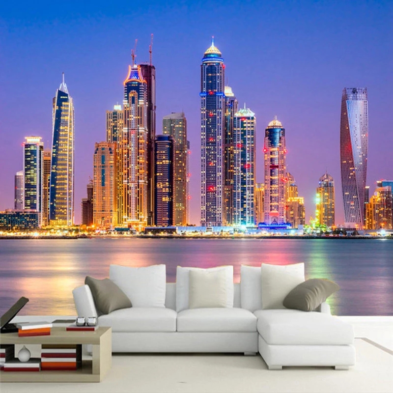3D Printing Cafe - Customized 3D Mural Beautiful Dubai City