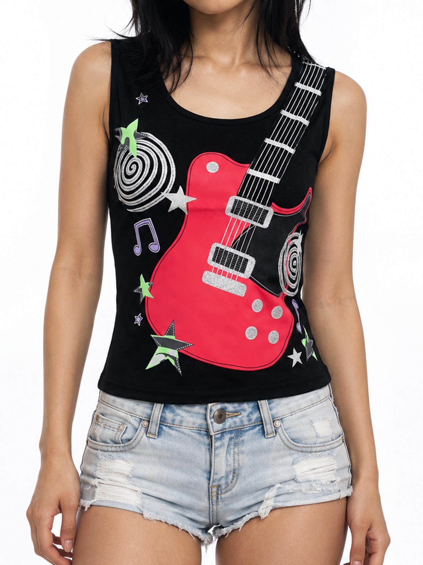 3D Printing Guitar - 2026 New Summer Gothic Rock Music