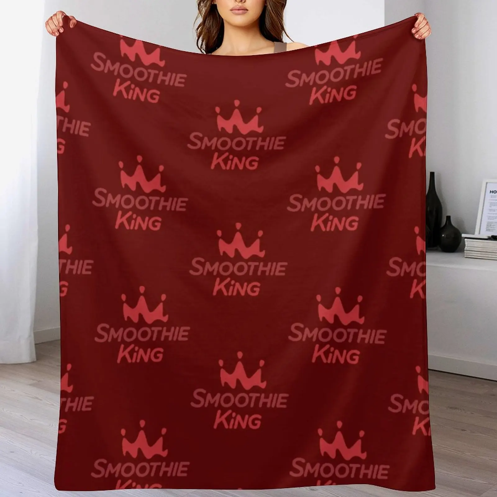3D Printing Cafe - Smoothie King Cafe Throw Blanket Warm