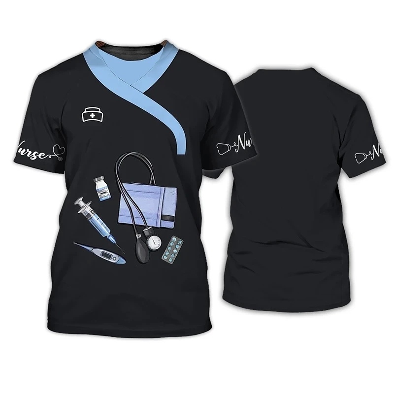 3D Printing Dental - Dentists Uniform Pattern T Shirt For