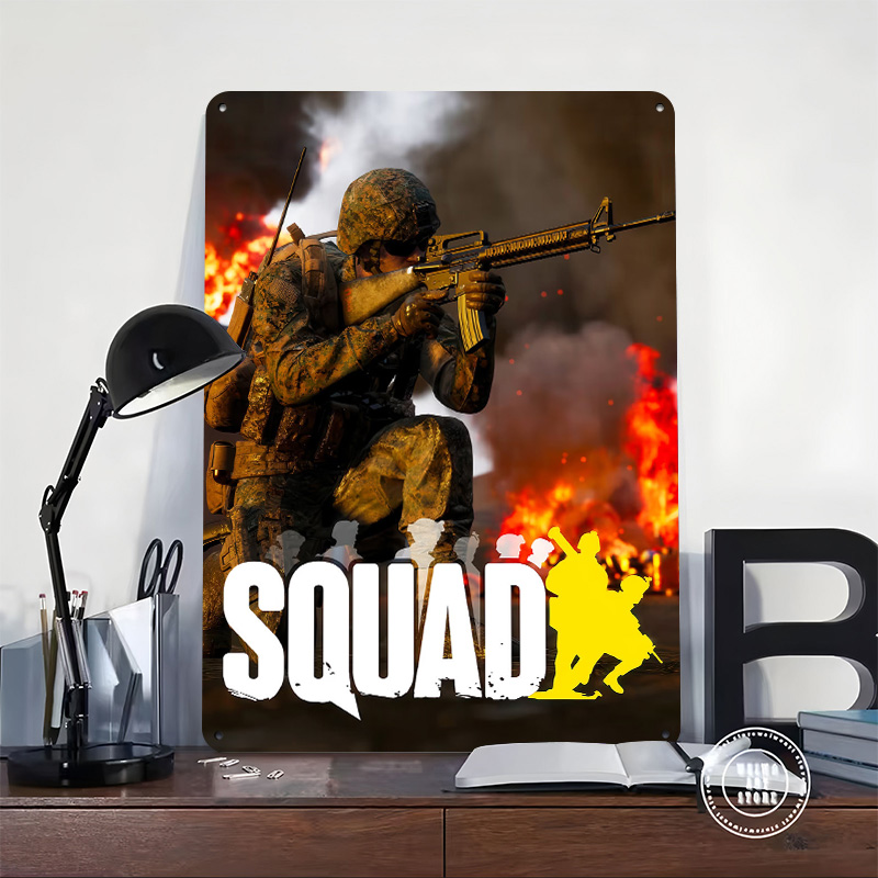 Squad Video Game Cover Art Pos - огляд і ціна 3D Printing Videos