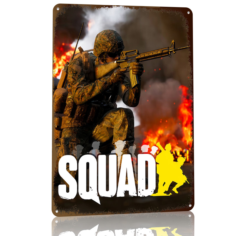 Squad Video Game Cover Art Pos - огляд і ціна 3D Printing Videos