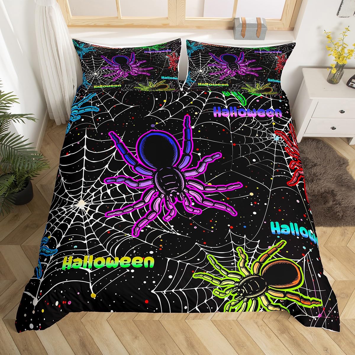 Halloween Spider Web Twin Quee - огляд і ціна 3D Printing Web