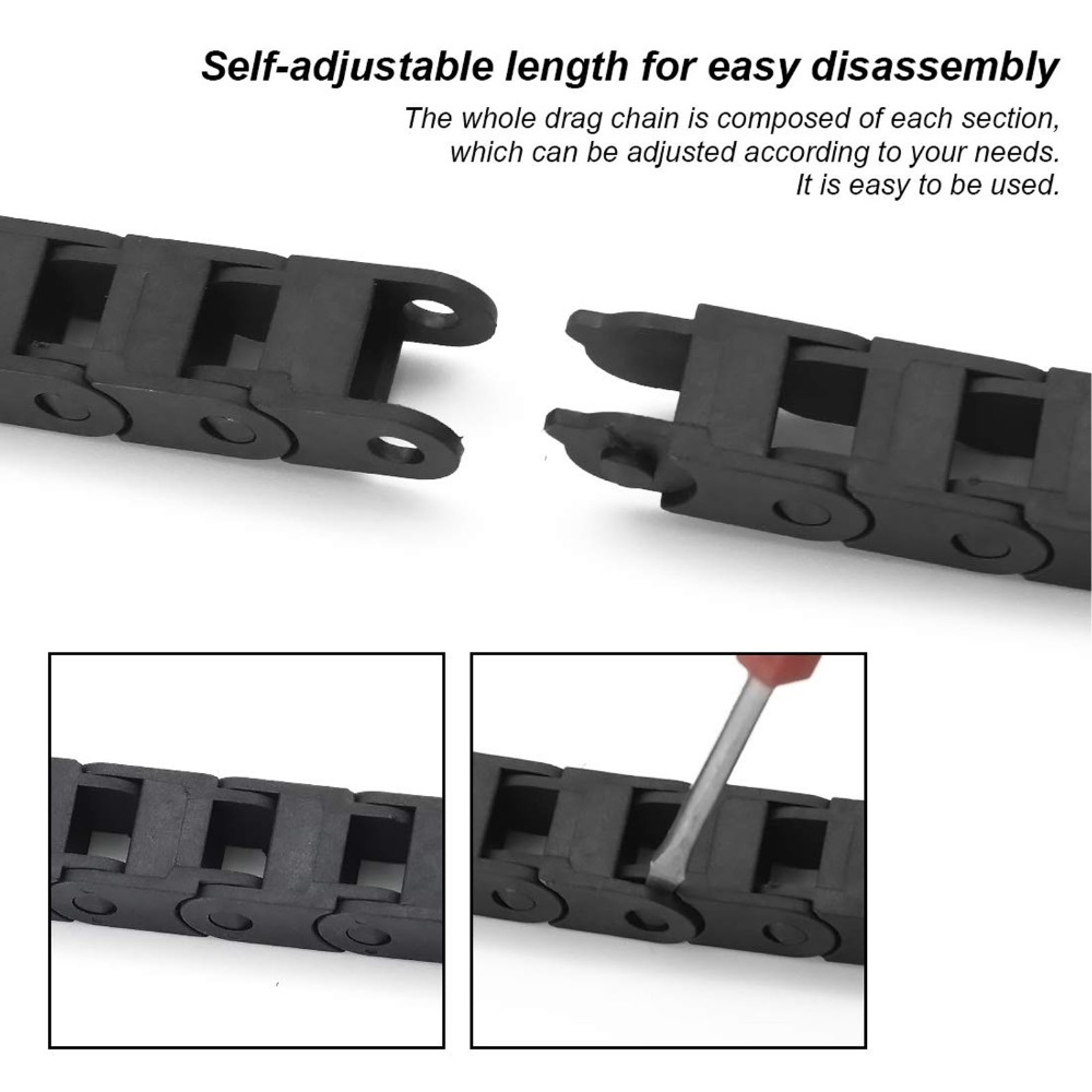 Durable 7X7mm Plastic Cable Ch - огляд і ціна 3D Printer Cable Chain