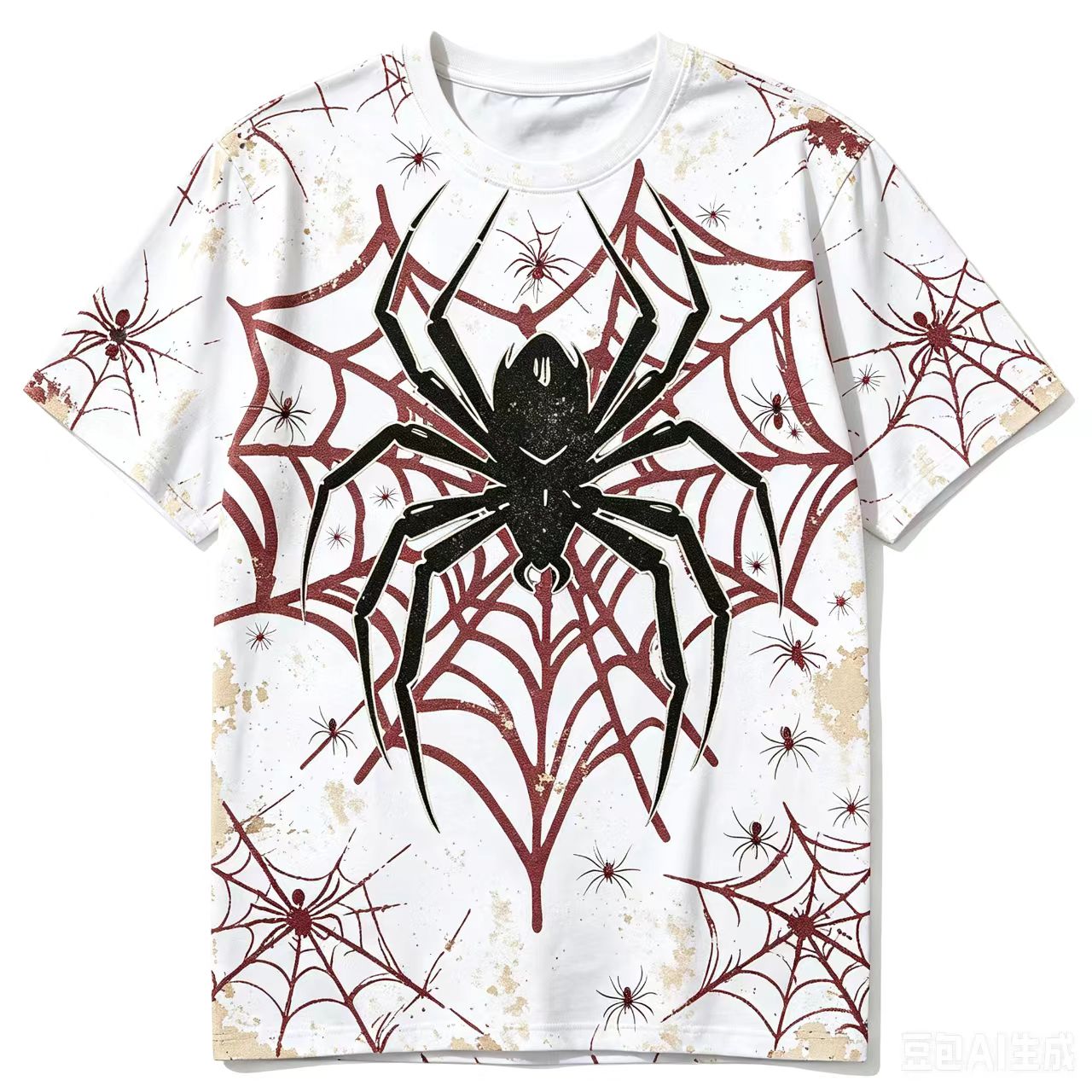Novel Spider Web T-Shirt Men's - огляд і ціна 3D Printing Web