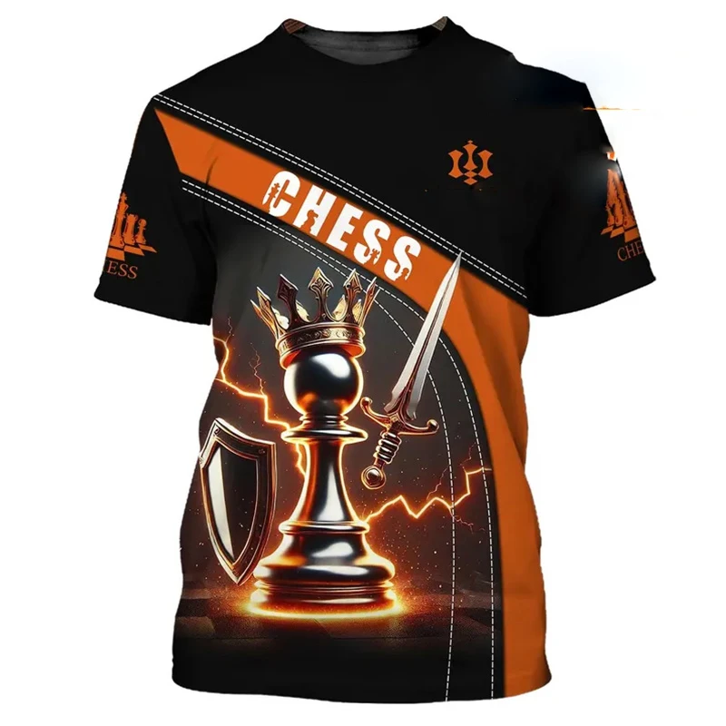 Chess King Funny T-shirt For M - огляд і ціна 3D Printing Chess