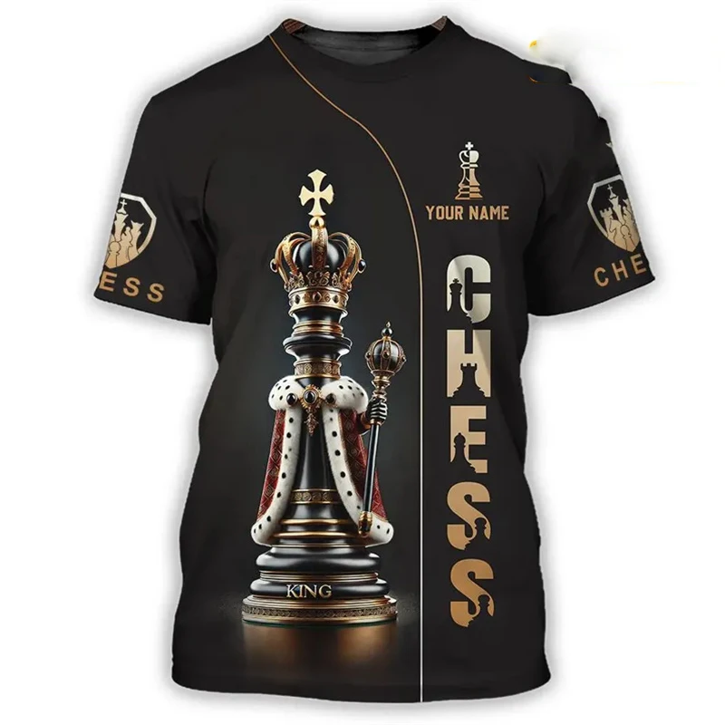 Chess King Funny T-shirt For M - огляд і ціна 3D Printing Chess