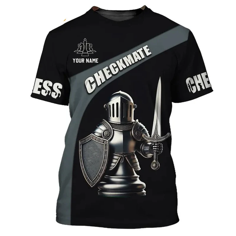 Chess King Funny T-shirt For M - огляд і ціна 3D Printing Chess