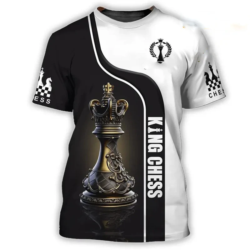 Chess King Funny T-shirt For M - огляд і ціна 3D Printing Chess