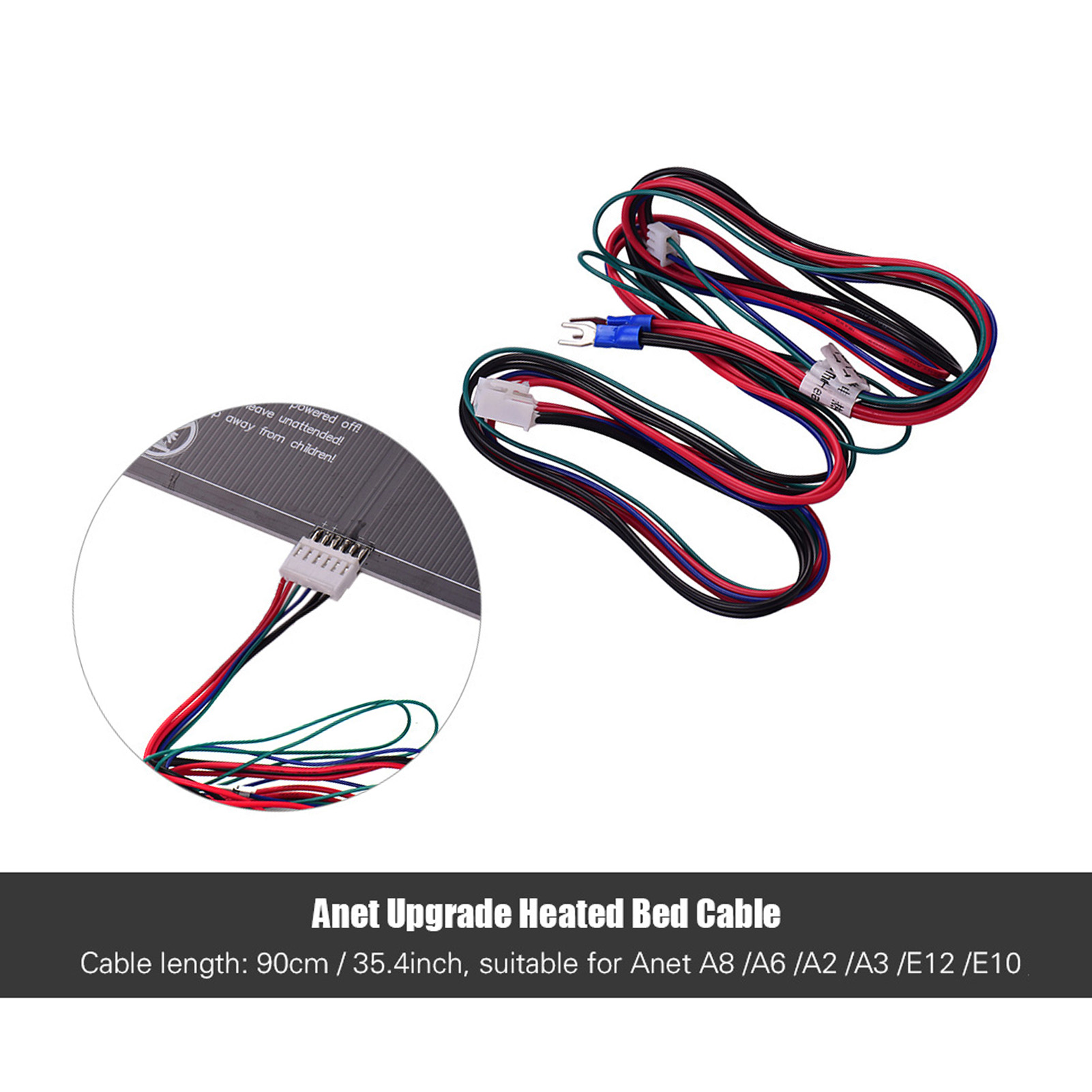 Anet 18AWG Upgrade Heated Bed  - огляд і ціна 3D Printer Cable Chain