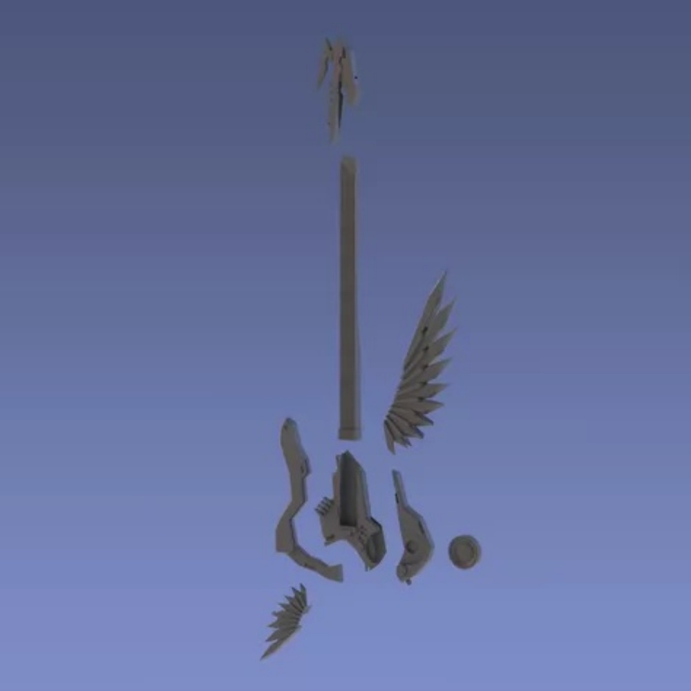 【30days Made】1/12 Scale Female - огляд і ціна 3D Printing Guitar