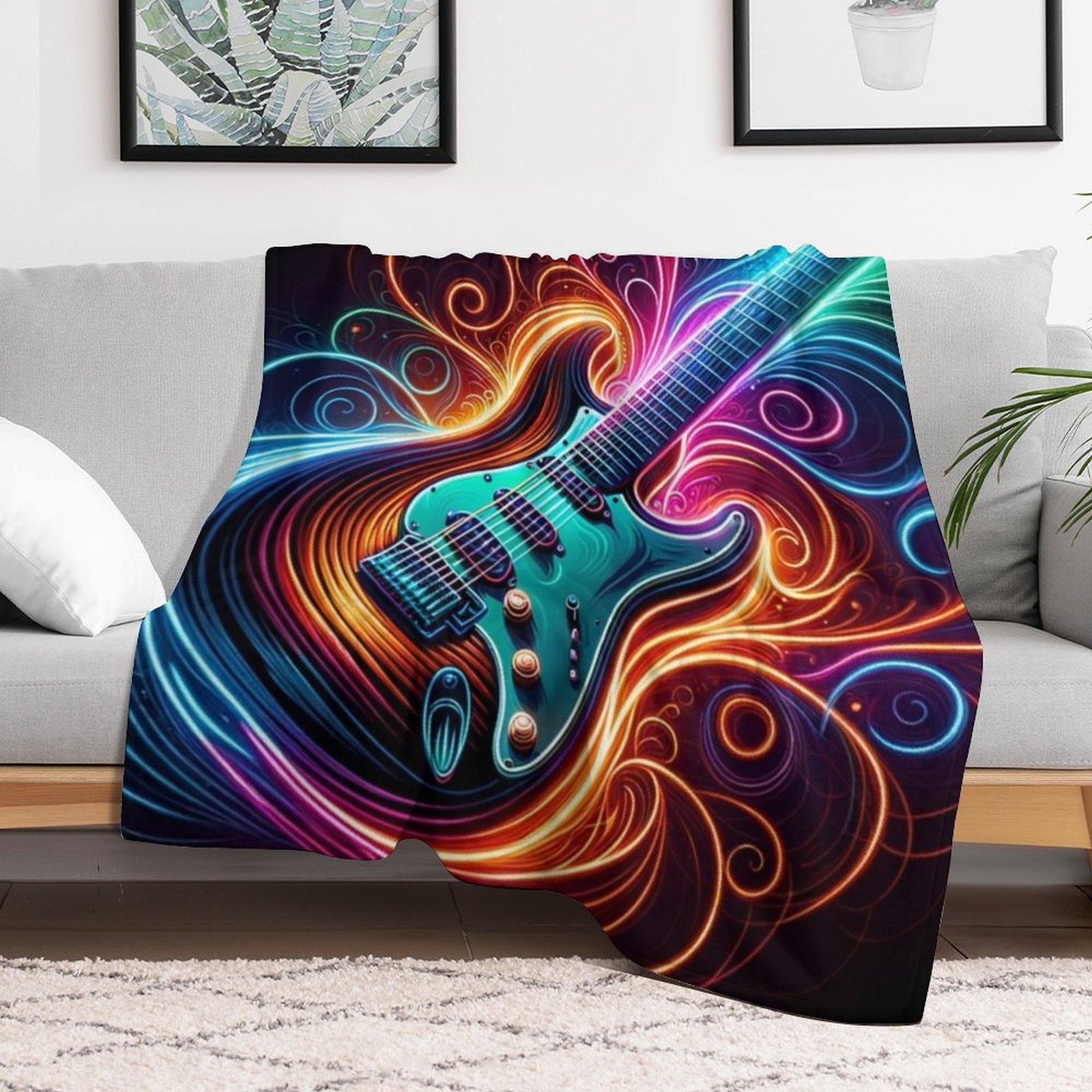 Neon Groove - Electric Guitar  - огляд і ціна 3D Printing Guitar