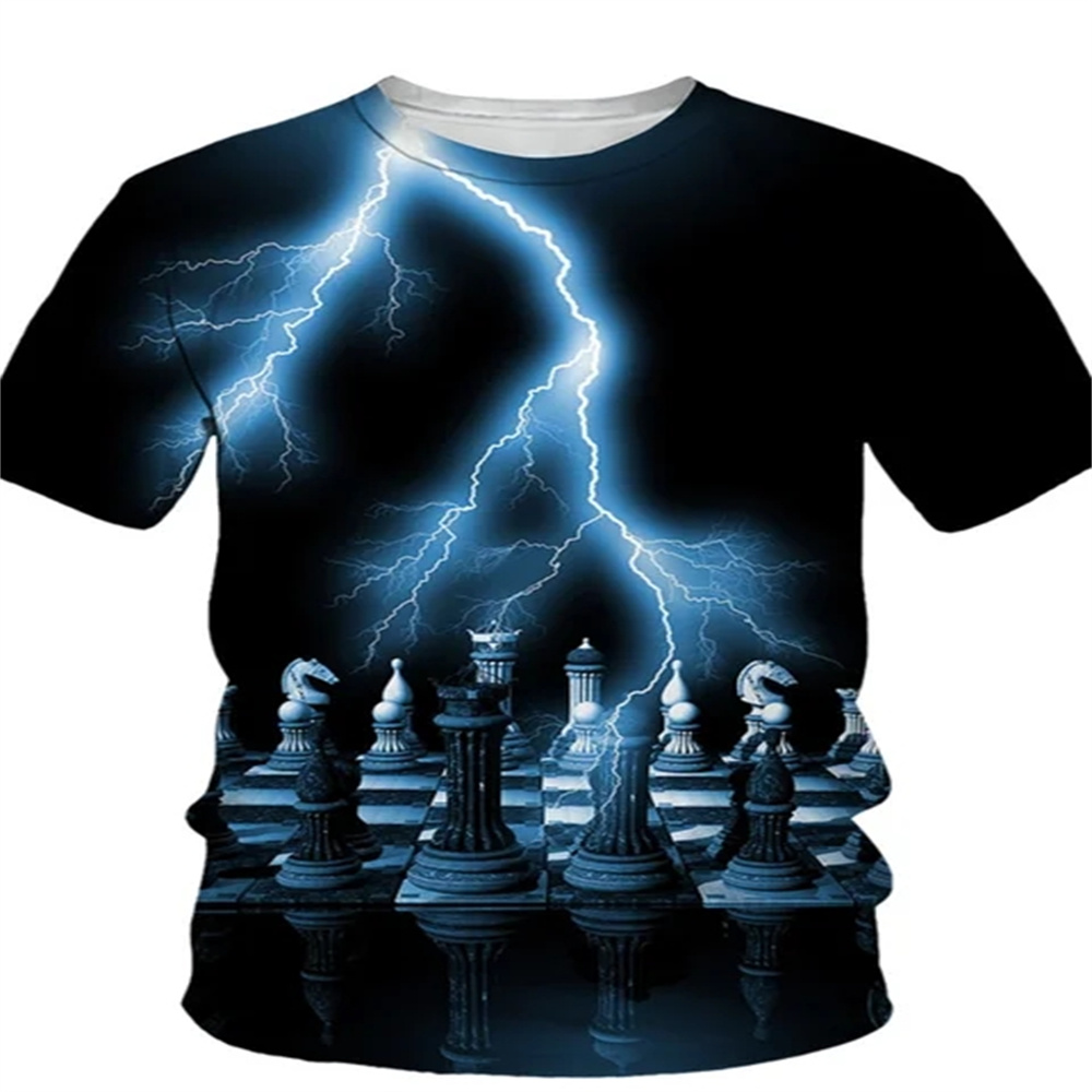 Summer Chess 3D Print T-Shirts - огляд і ціна 3D Printing Chess