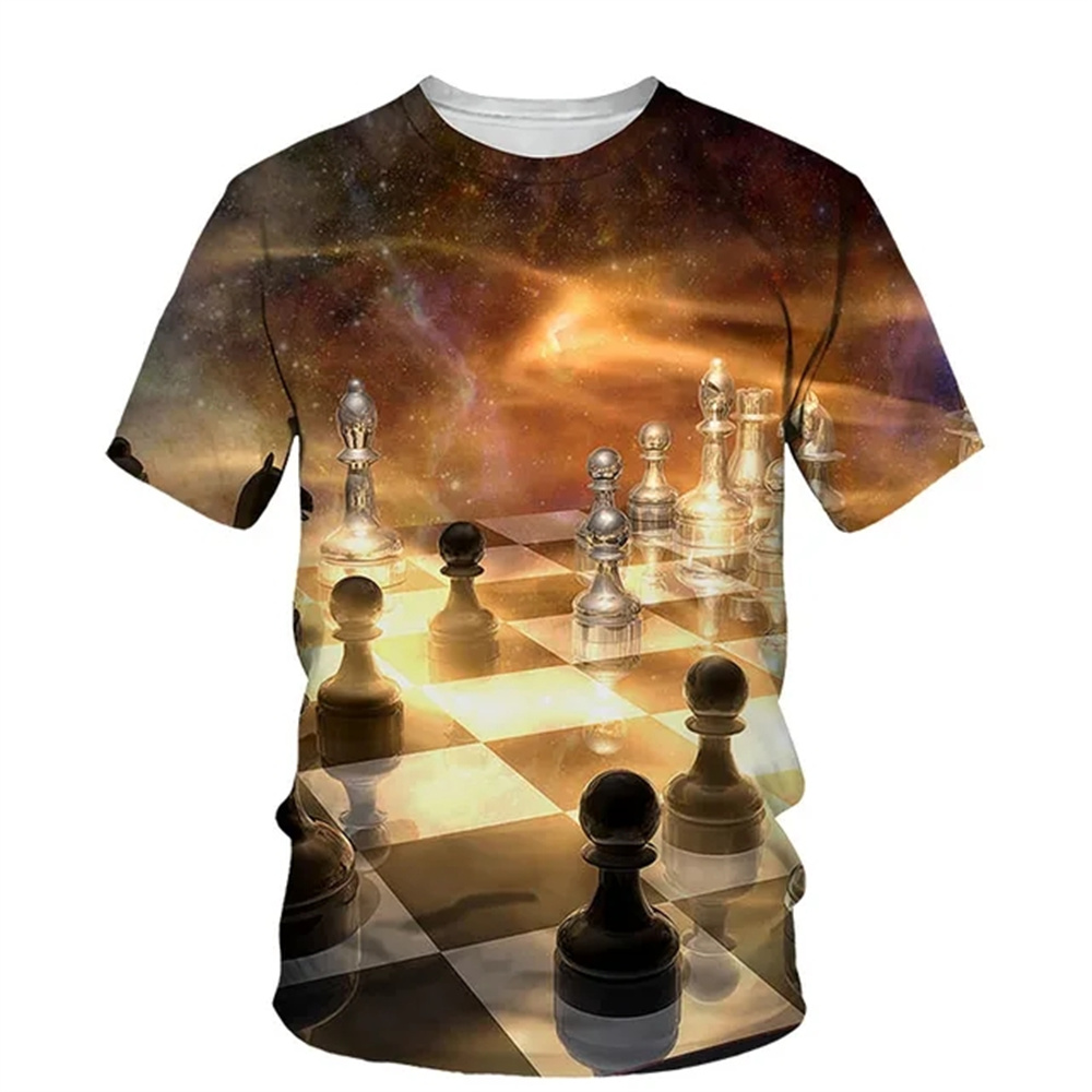 Summer Chess 3D Print T-Shirts - огляд і ціна 3D Printing Chess