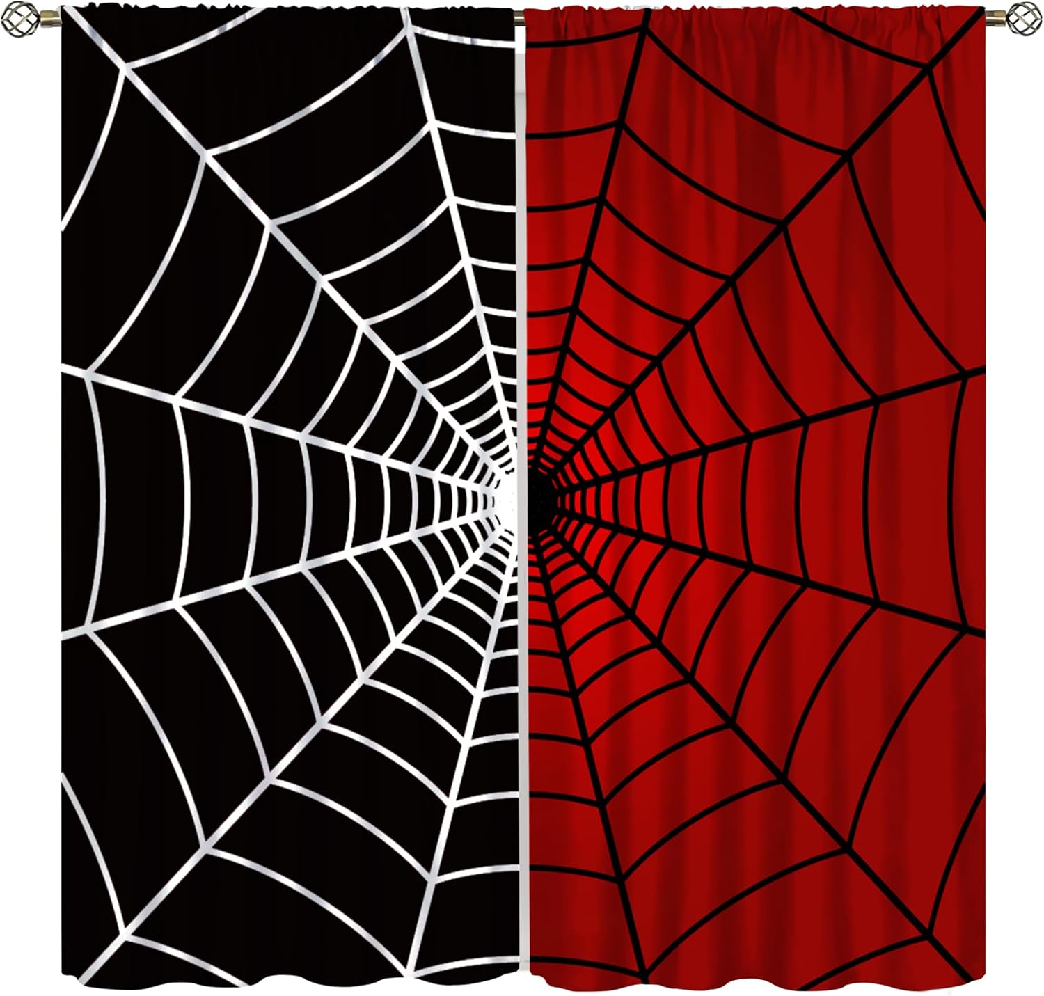 Spider Web Window Curtains, Bl - огляд і ціна 3D Printing Web