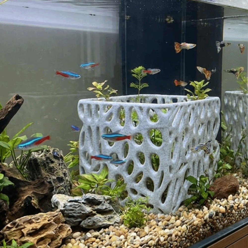 3D Printed Aquarium Planter Po - огляд і ціна 3D Printing Pot