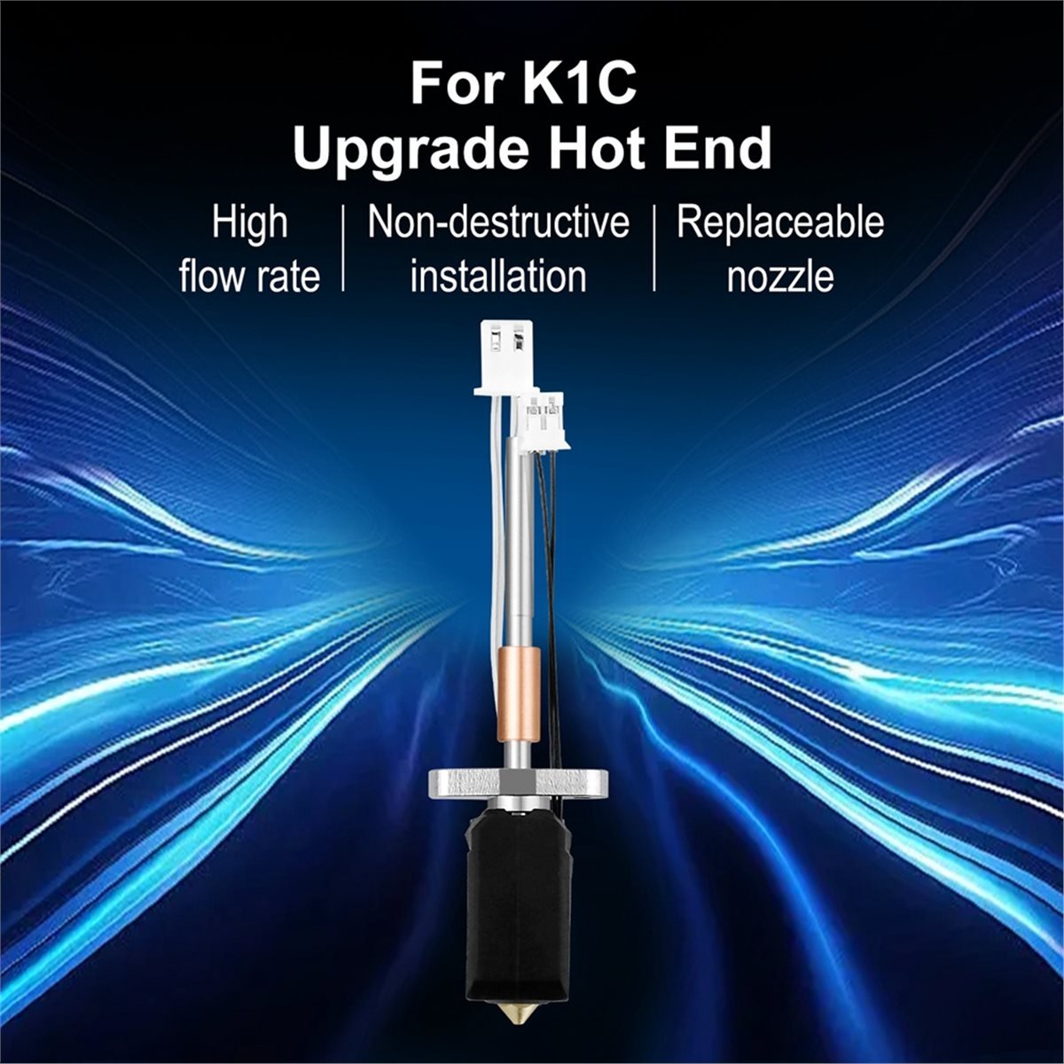 Upgrade Hotend Kit for K1C Hot - огляд і ціна 3D Printing Use