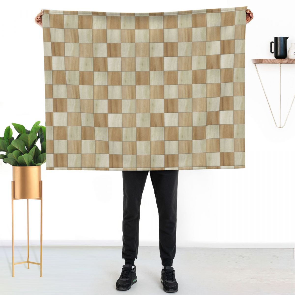 Chess board pattern Throw Blan - огляд і ціна 3D Printing Chess