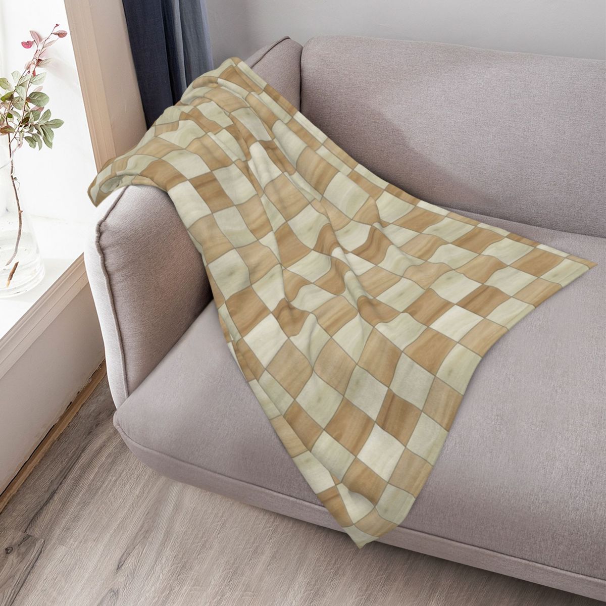 Chess board pattern Throw Blan - огляд і ціна 3D Printing Chess