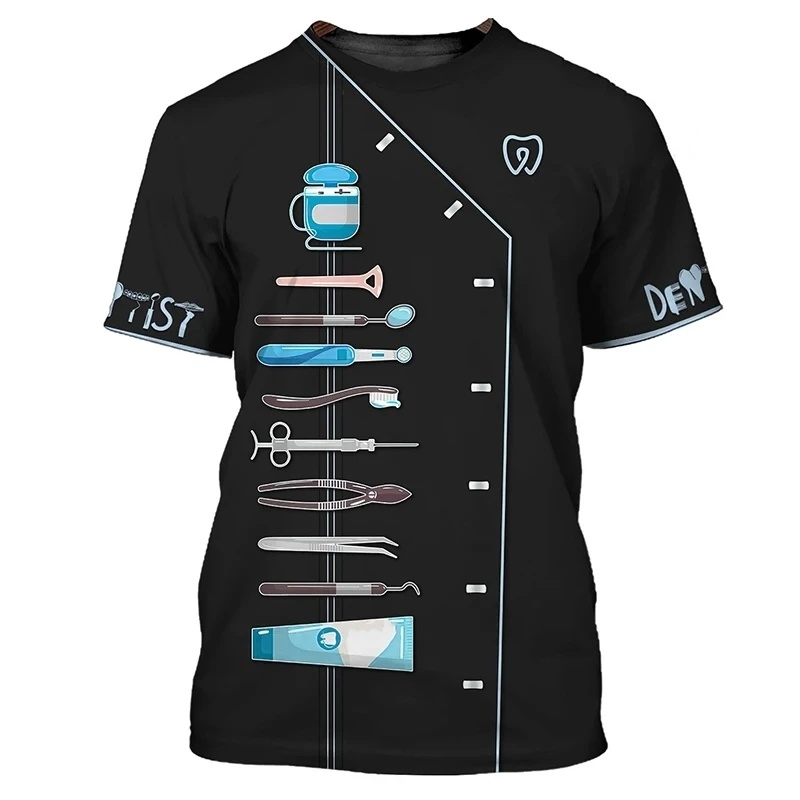 Dentists Uniform Pattern T Shi - огляд і ціна 3D Printing Dental