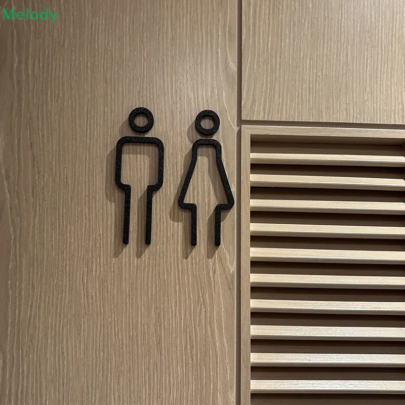 3D Printed Bathroom Door Sign  - огляд і ціна 3D Printing Cafe