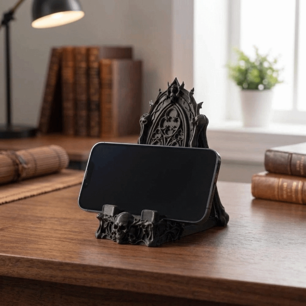 3D Printed Skull Phone Holder  - огляд і ціна 3D Printing Use
